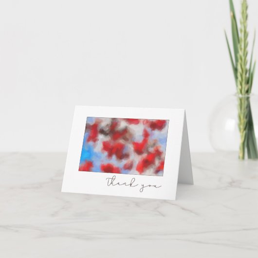 Merci Red Crabapples Art Abstrait (Devant)