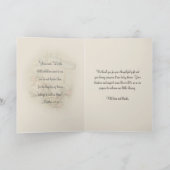 Merci religieux du Baby shower Vintage (Intérieur)