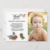 MERCI - Roaring Bon Temps Dinosaur Invitation (Devant)