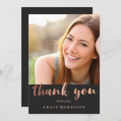 Merci rose à la mode de photo d'obtention du (Devant / Derrière)