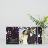 Merci rose  Cartes photos Mariages (Debout devant)