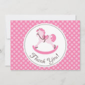 Merci rose de cheval de basculage (Devant)