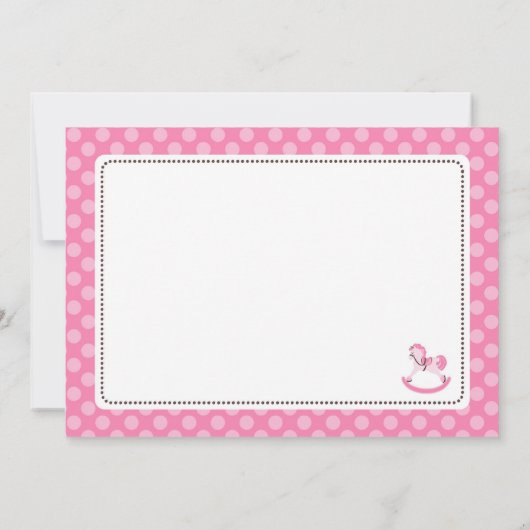 Merci rose de cheval de basculage (Dos)