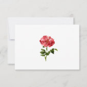 MERCI ROSE de cru rouge floral funèbre de (Dos)