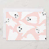 Merci rose Halloween fantômes baby shower (Dos)