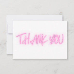 Merci rose néon tendance