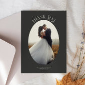 Merci rustique Oval Frame Mariage de charbon de bo