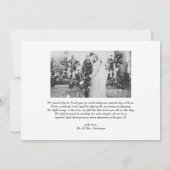 Merci rustique tellement de Mariage photo script (Dos)