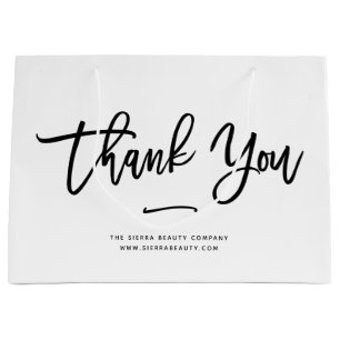 Merci Sac commercial personnalisé chic
