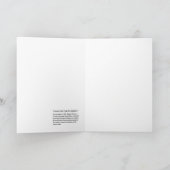 Merci, Santa ! Carte de vœux (Intérieur)