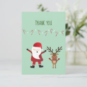 Merci Santa Claus Reindeer Sucres de canne (Debout devant)