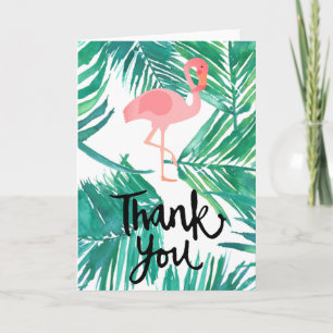 merci script flamingo sur le motif tropical