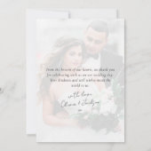 Merci Script  Photo Arch Mariage (Dos)