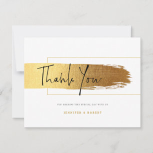 Merci script typographie or brosse