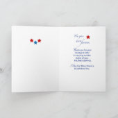 Merci Service militaire Mur patriotique de gloire (Intérieur)