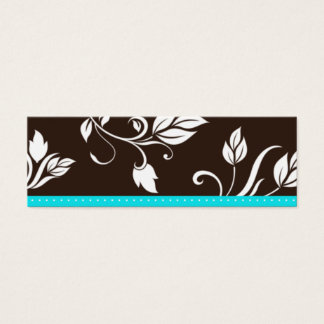 Merci Signet Turquoise Bleu Brown tendance