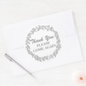Merci S'Il Vous Plaît Revenir Stickers Personnalis (Enveloppe)