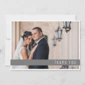 Merci simple à deux Mariages photo (Devant)