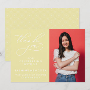 MERCI SIMPLE DE GRADUATION DE CALLIGRAPHIE SIMPLE