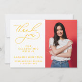 MERCI SIMPLE DE GRADUATION DE CALLIGRAPHIE SIMPLE (Devant)