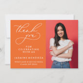 MERCI SIMPLE DE GRADUATION DE CALLIGRAPHIE SIMPLE (Devant)