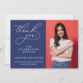 MERCI SIMPLE DE GRADUATION DE CALLIGRAPHIE SIMPLE (Devant)