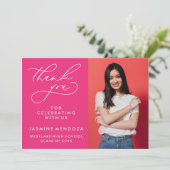 MERCI SIMPLE DE GRADUATION DE CALLIGRAPHIE SIMPLE (Debout devant)