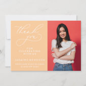 MERCI SIMPLE DE GRADUATION DE CALLIGRAPHIE SIMPLE (Devant)
