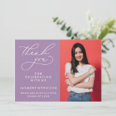 MERCI SIMPLE DE GRADUATION DE CALLIGRAPHIE SIMPLE (Debout devant)