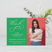 MERCI SIMPLE DE GRADUATION DE CALLIGRAPHIE SIMPLE (Debout devant)