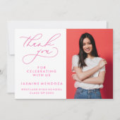 MERCI SIMPLE DE GRADUATION DE CALLIGRAPHIE SIMPLE (Devant)