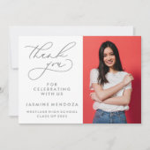 MERCI SIMPLE DE GRADUATION DE CALLIGRAPHIE SIMPLE (Devant)