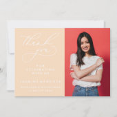 MERCI SIMPLE DE GRADUATION DE CALLIGRAPHIE SIMPLE (Devant)