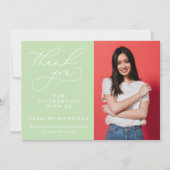 MERCI SIMPLE DE GRADUATION DE CALLIGRAPHIE SIMPLE (Devant)