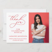MERCI SIMPLE DE GRADUATION DE CALLIGRAPHIE SIMPLE (Devant)