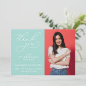 MERCI SIMPLE DE GRADUATION DE CALLIGRAPHIE SIMPLE (Debout devant)