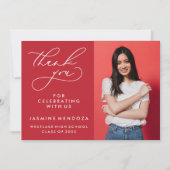 MERCI SIMPLE DE GRADUATION DE CALLIGRAPHIE SIMPLE (Devant)