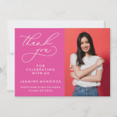 MERCI SIMPLE DE GRADUATION DE CALLIGRAPHIE SIMPLE (Devant)