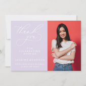 MERCI SIMPLE DE GRADUATION DE CALLIGRAPHIE SIMPLE (Devant)