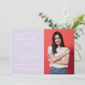 MERCI SIMPLE DE GRADUATION DE CALLIGRAPHIE SIMPLE (Debout devant)