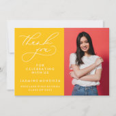 MERCI SIMPLE DE GRADUATION DE CALLIGRAPHIE SIMPLE (Devant)