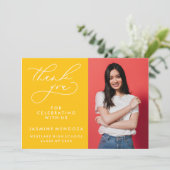 MERCI SIMPLE DE GRADUATION DE CALLIGRAPHIE SIMPLE (Debout devant)