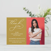 MERCI SIMPLE DE GRADUATION DE CALLIGRAPHIE SIMPLE (Debout devant)