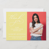 MERCI SIMPLE DE GRADUATION DE CALLIGRAPHIE SIMPLE (Devant)