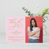 MERCI SIMPLE DE GRADUATION DE CALLIGRAPHIE SIMPLE (Debout devant)