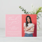 MERCI SIMPLE DE GRADUATION DE CALLIGRAPHIE SIMPLE (Debout devant)