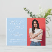 MERCI SIMPLE DE GRADUATION DE CALLIGRAPHIE SIMPLE (Debout devant)