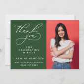 MERCI SIMPLE DE GRADUATION DE CALLIGRAPHIE SIMPLE (Devant)