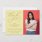 MERCI SIMPLE DE GRADUATION DE CALLIGRAPHIE SIMPLE (Devant)