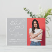 MERCI SIMPLE DE GRADUATION DE CALLIGRAPHIE SIMPLE (Debout devant)